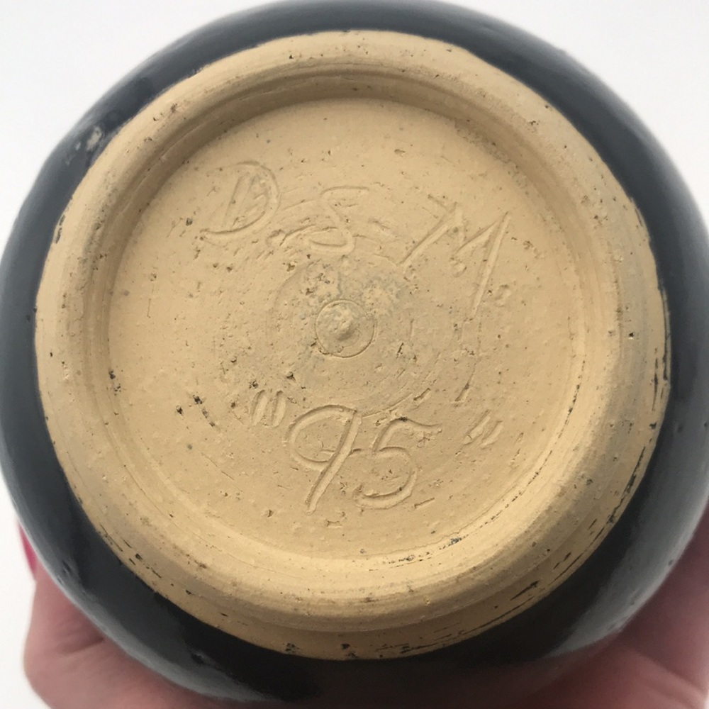VTG Signed & Dated Studio Art Pottery‎ Bowl - Picture 5 of 8